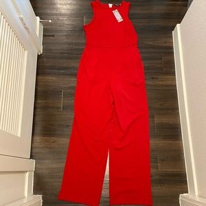 Red jumpsuit